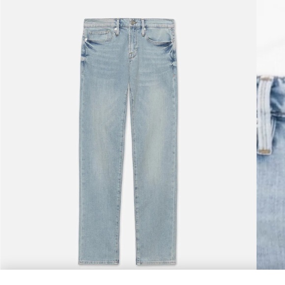 Men’s Frame jeans L’Homie Slim comfy stretchy sz33 bestseller light blue - Picture 12 of 16